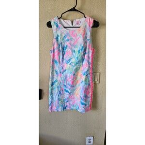 Lilly Pulitzer Sparkling Sands Shift Dress Size 10